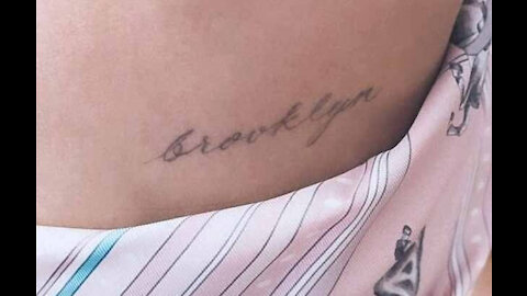 Nicola Peltz gets tattoo of fiance Brooklyn Beckham's name