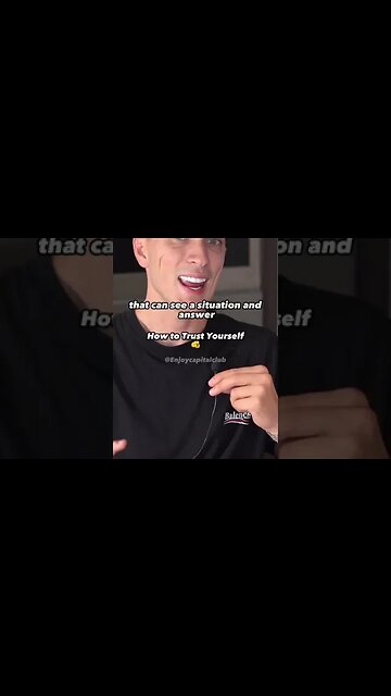 Trust Yourself #lukebelmar #capitalclub #trust