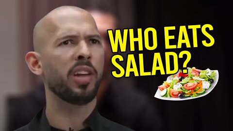 *HILARIOUS* Andrew Tate’s OPINION on SALAD!