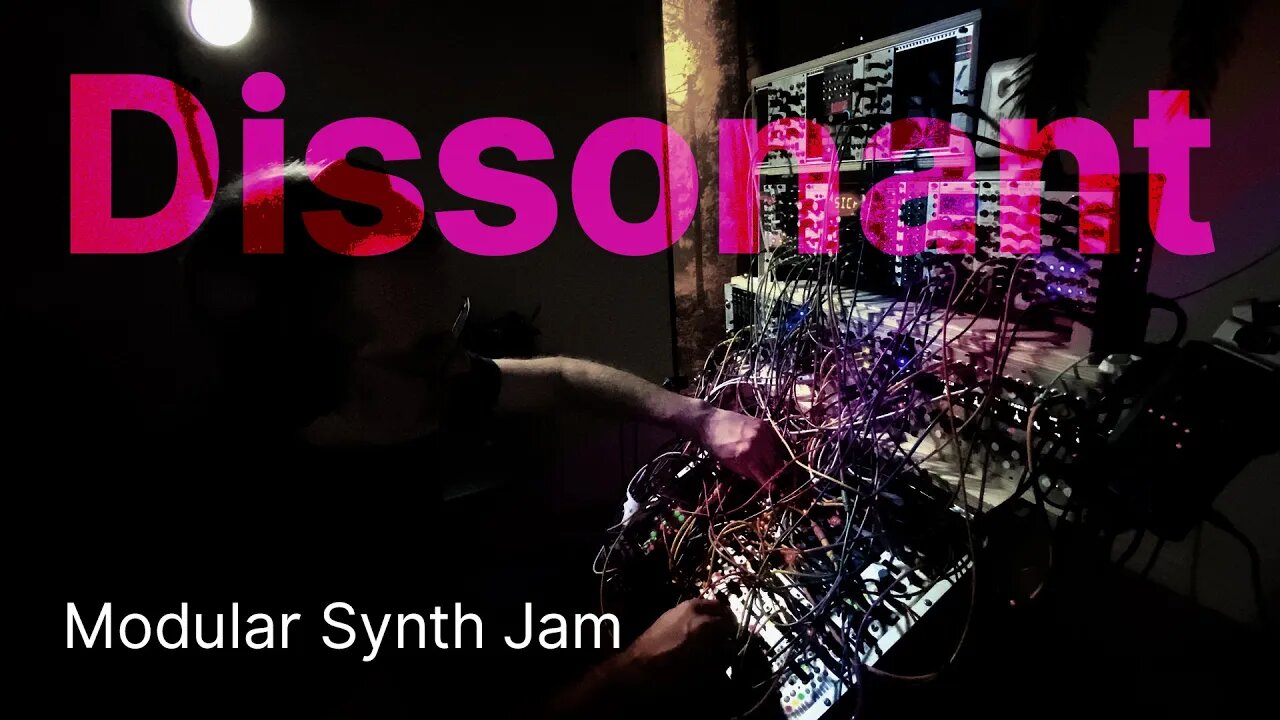 Modular Synth Live Jam #019 - Dissonant - Noise and rythms #jamuary ?