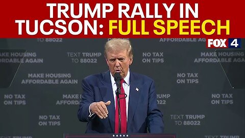 Donald Trump rally in Tucson: FULL SPEECH