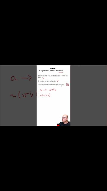 Argumento Válido - Teste ANPAD #Shorts