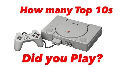 Top 10 PS1 games! 🥹 How Many did you play?