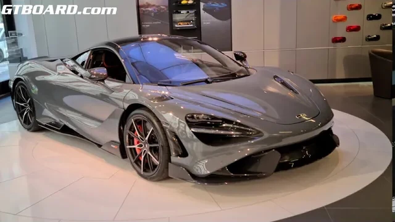 [4k] Super sporty interior of McLaren 765LT. British beast!