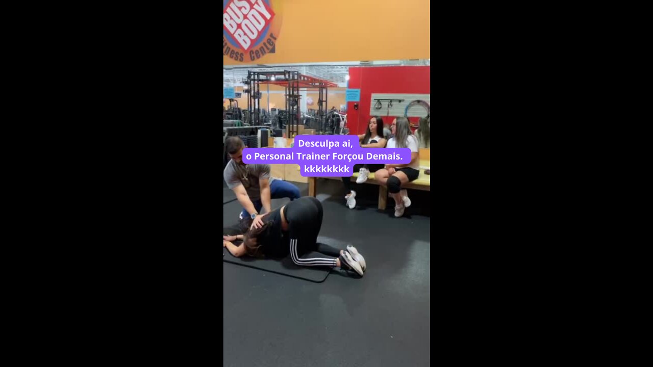 Desculpa ai, o Personal Trainer Forçou Demais kkkkkkkk!!!!!