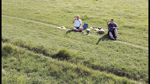 A Hike Up A Hill, A Brew And Some Drone Flying