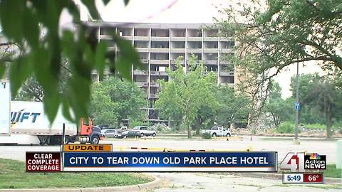 Abandoned Kansas City hotel set for demolition at taxpayer expense