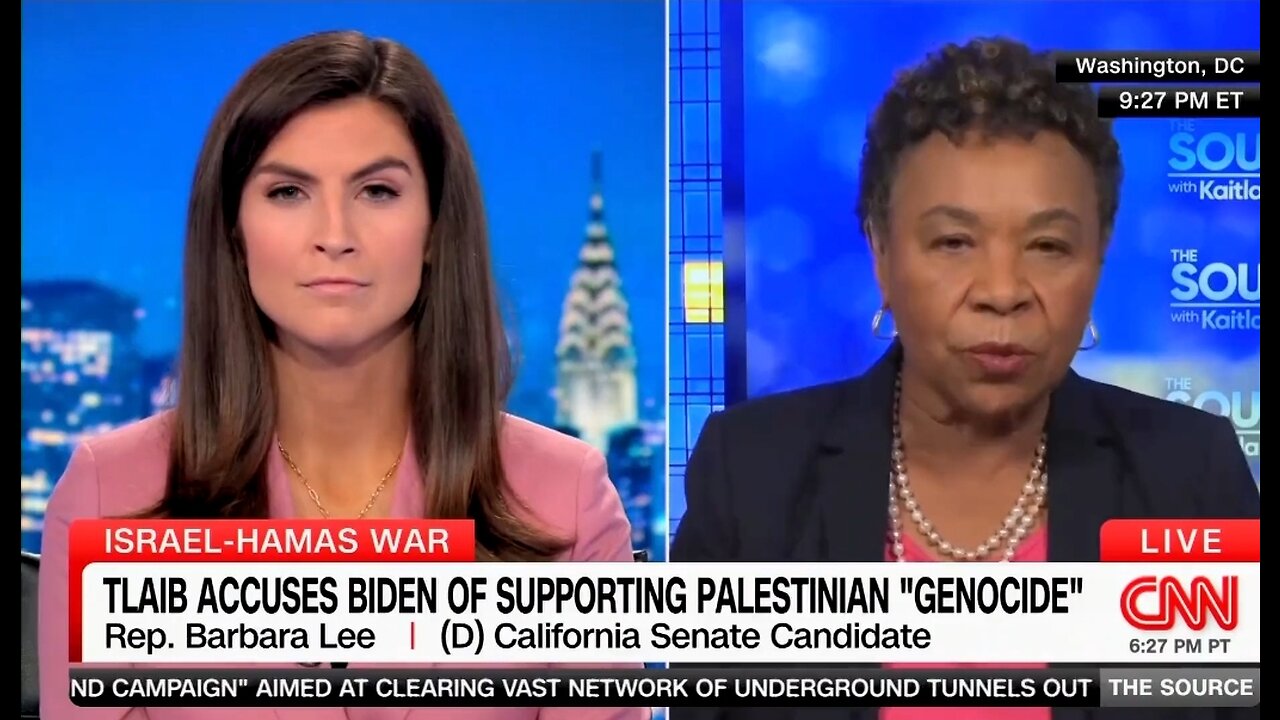 Democrat Rep Barbara Lee Refuses To Condemn Anti-Semite Rep Tlaib