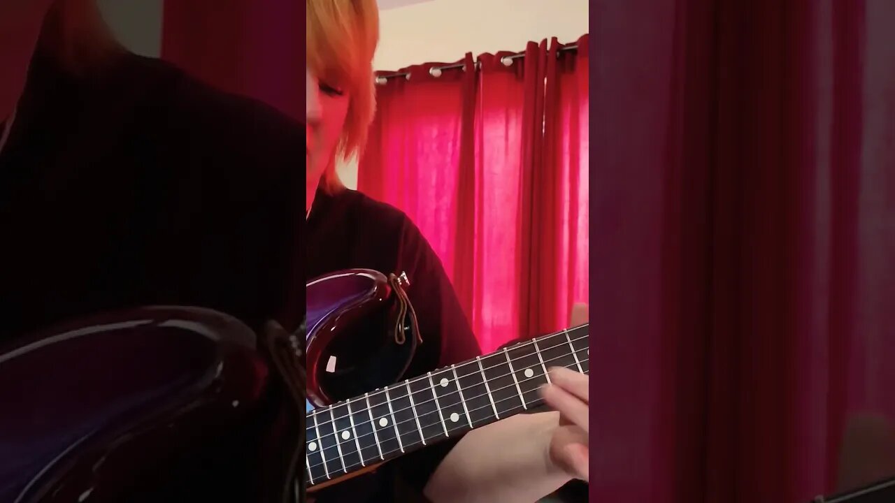 Neoclassical guitar solo improv- Cari Dell- female lead guitarist