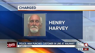 Customer punched over taking too long at register in Cape Coral Walmart