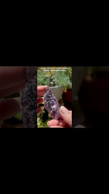 Lepidolite Mica Crystals Best Crystals for Anxiety and Stress Mineral Goddess Mica Lepidolite