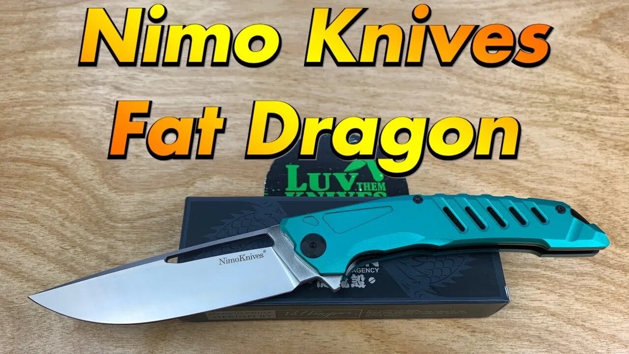 Nimo Knives / Fat Dragon design/ includes disassembly / Big dog w/aluminum or G10 scales under $35