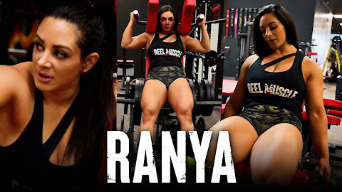 Ranya Dally Trains Legs in Las Vegas