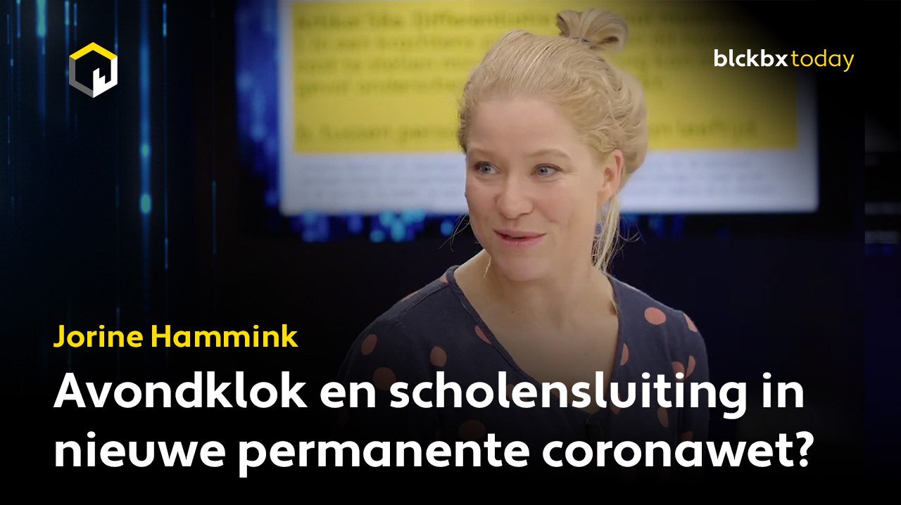 Avondklok en scholensluiting in nieuwe permanente coronawet? Dr. Jorine Hammink uit haar zorgen.