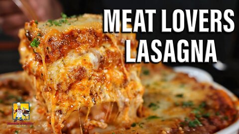 Meat Lovers lasagna!! A great homemade meal for Loved ones