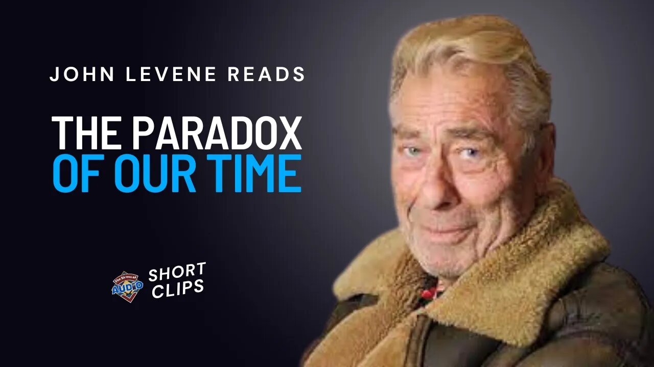 John Levene Reads The Paradox of Our Time | Sgt Benton from Doctor Who