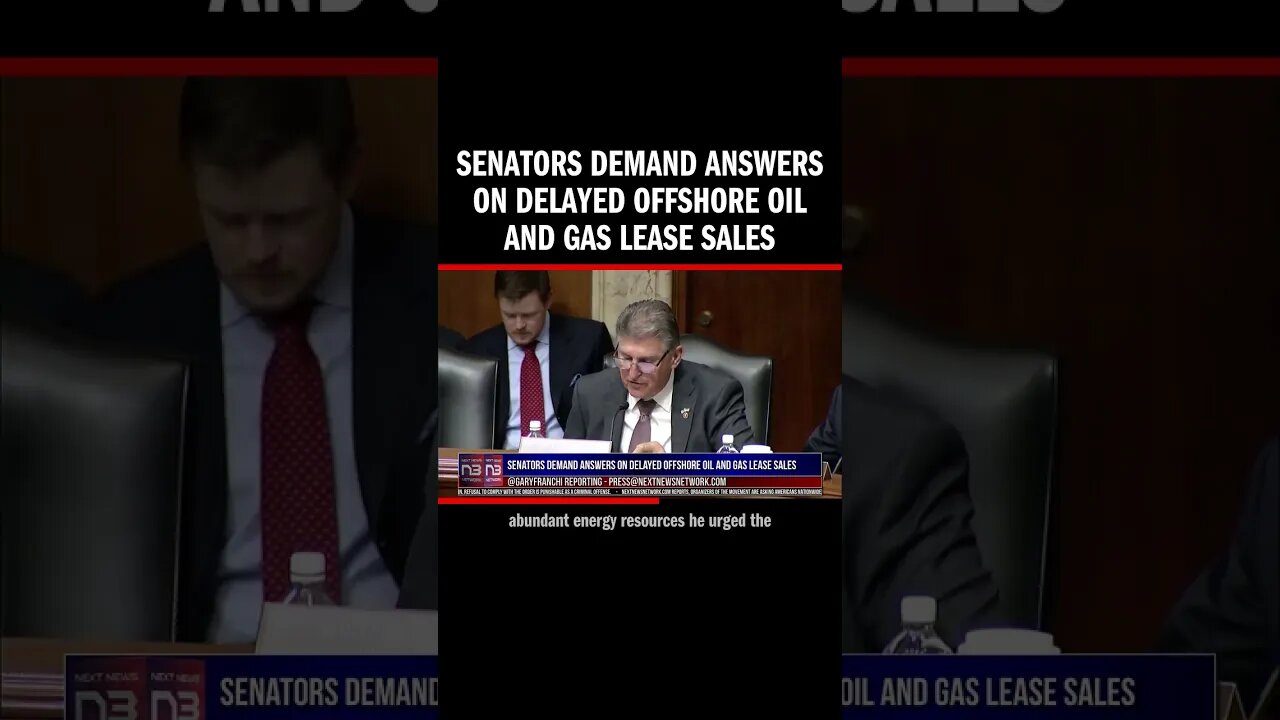 Senators demand answers on delayed offshore oil and gas lease sales