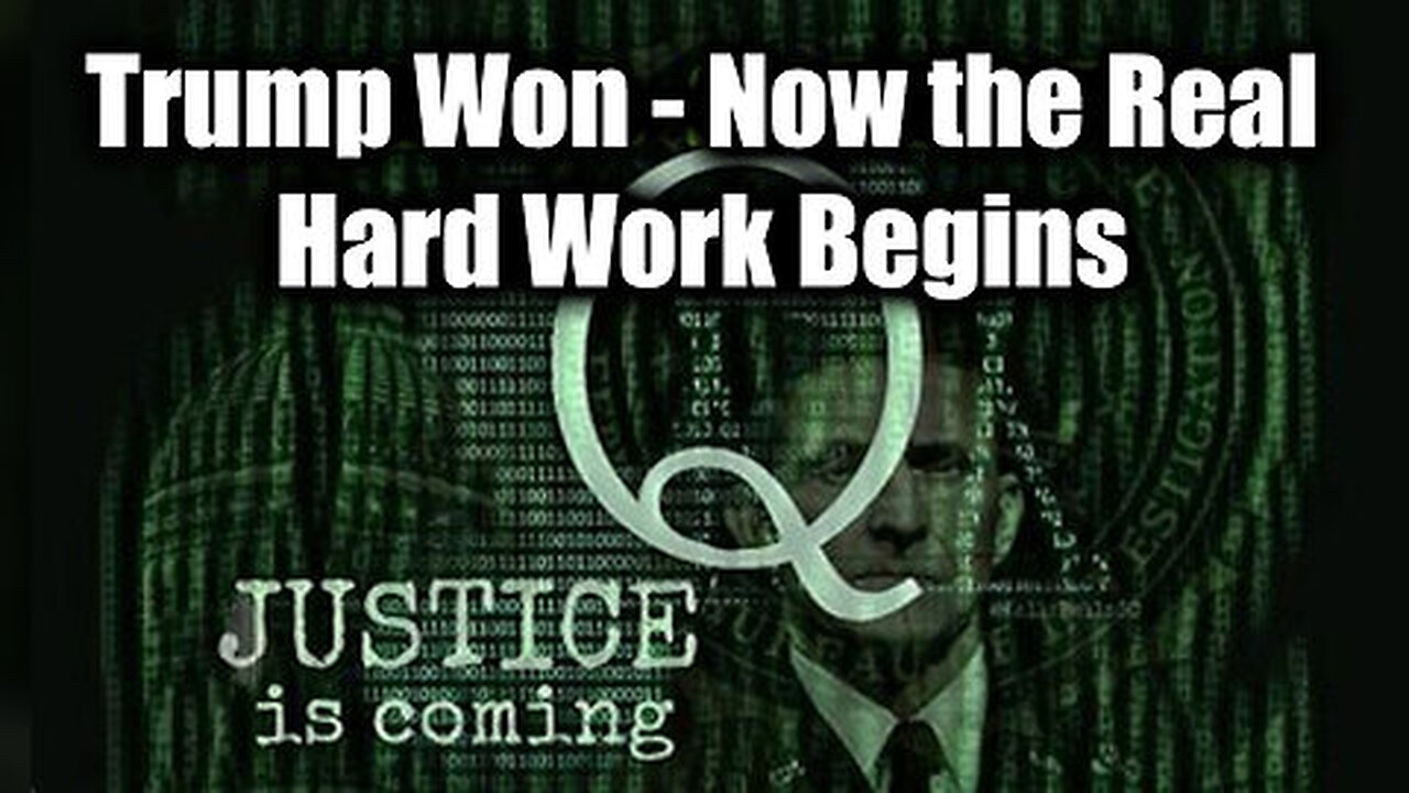 Trump Won - Now the Real Hard Work Begins - General Flynn & Mel K