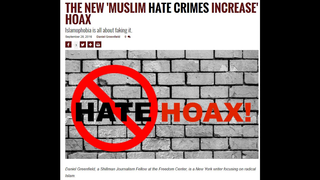 The Hate Crime Hoax Epidemic