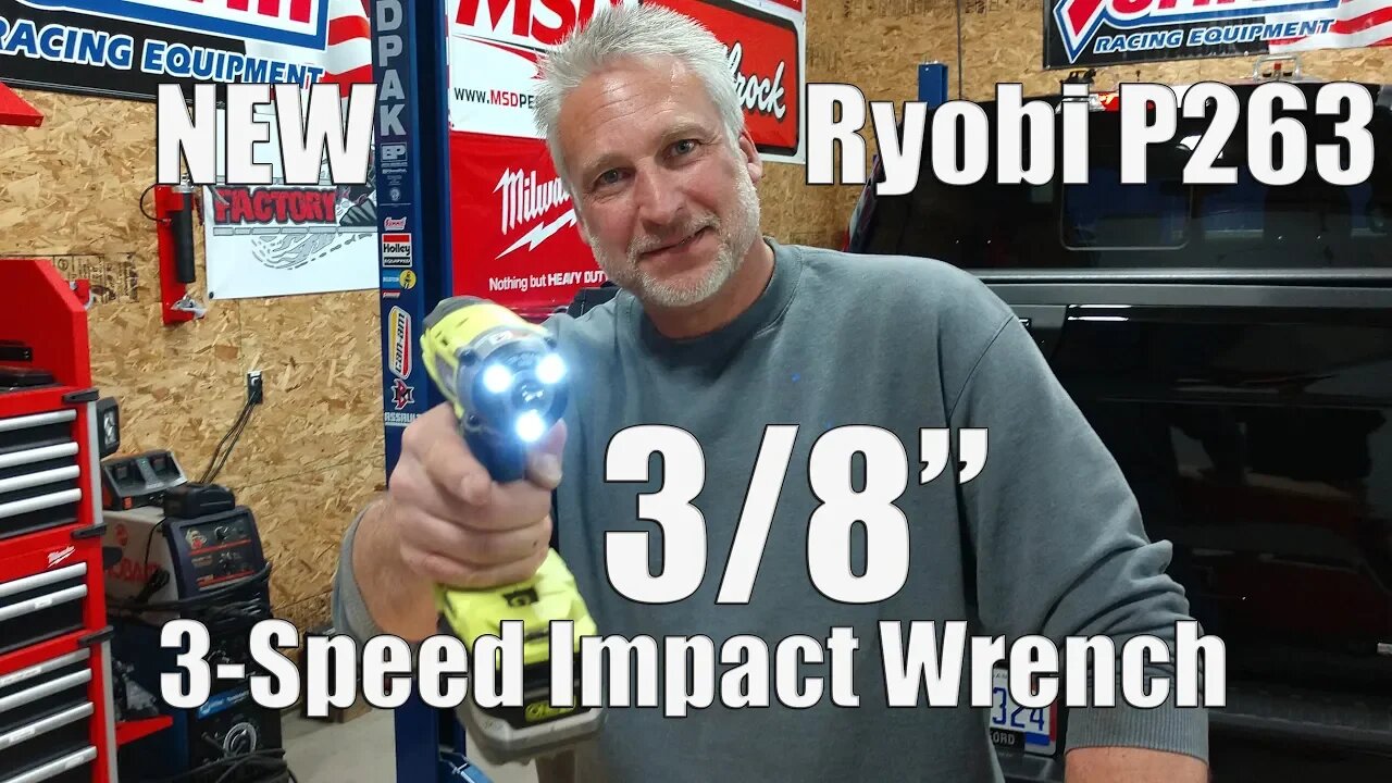 RYOBI P263 18-Volt 3/8" Impact Wrench 3-Speed With 150 ft-lbs