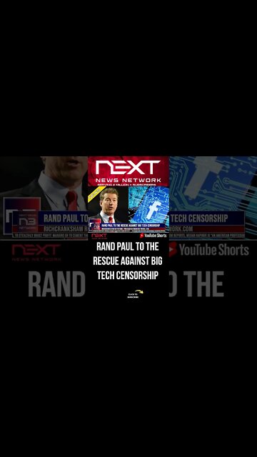 Rand Paul To The Rescue Against Big Tech Censorship #shorts