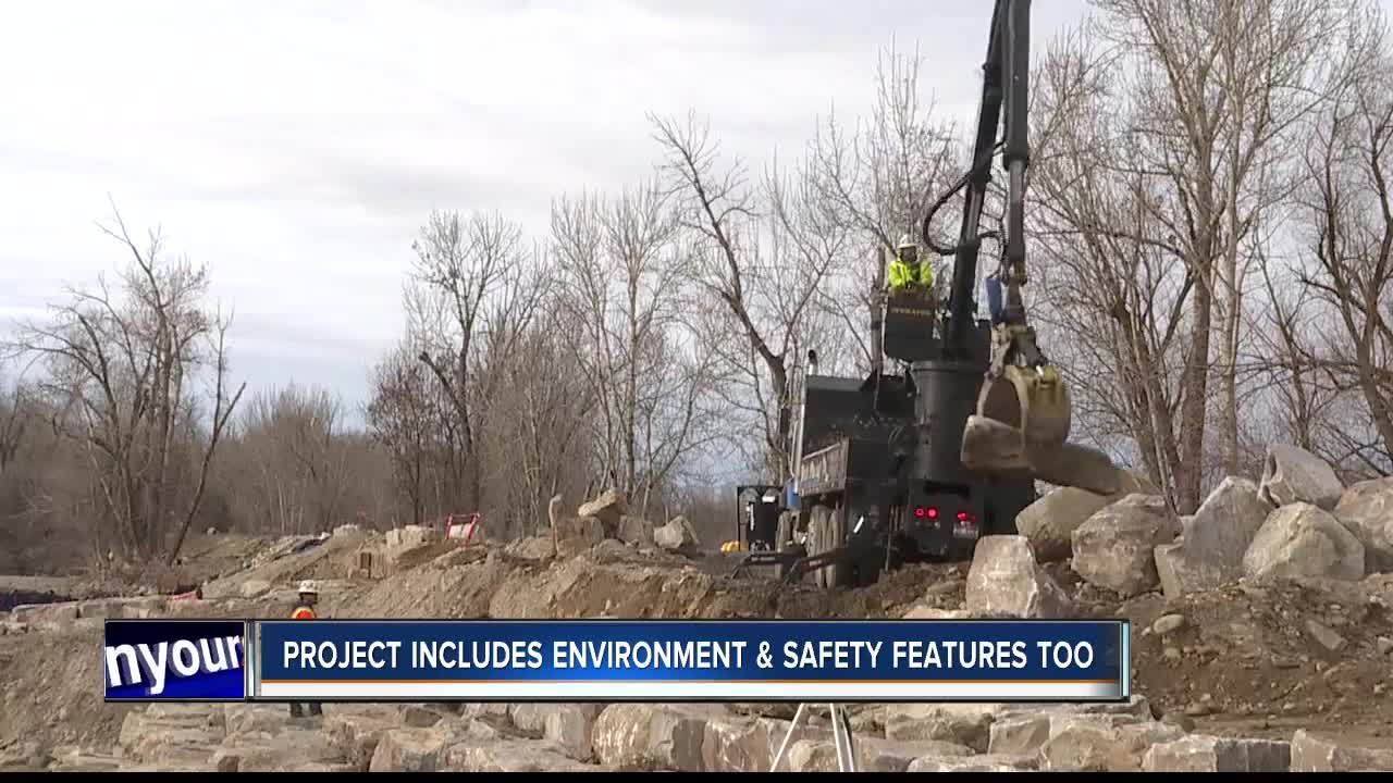 Phase two of the whitewater park is starting to take shape in Boise