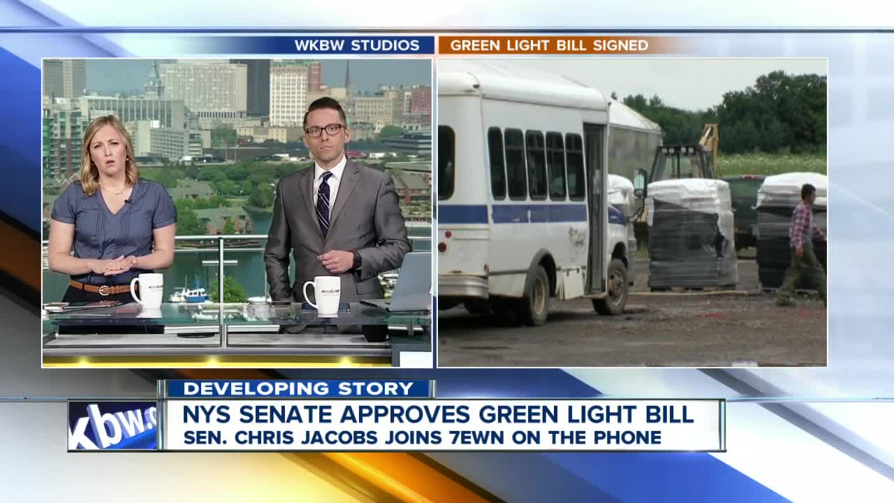 State senator Chris Jacobs joins 7 Eyewitness News to talk about Green Light Bill