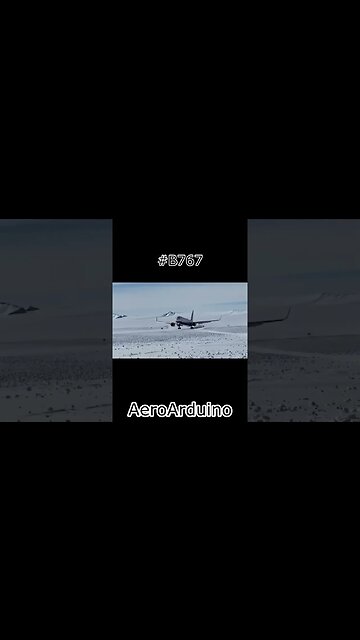 Watch Amazing IceLAnder #B767 Autopilot Land South Pole Ice Runway #Aviation #Avgeeks #AeroArduino