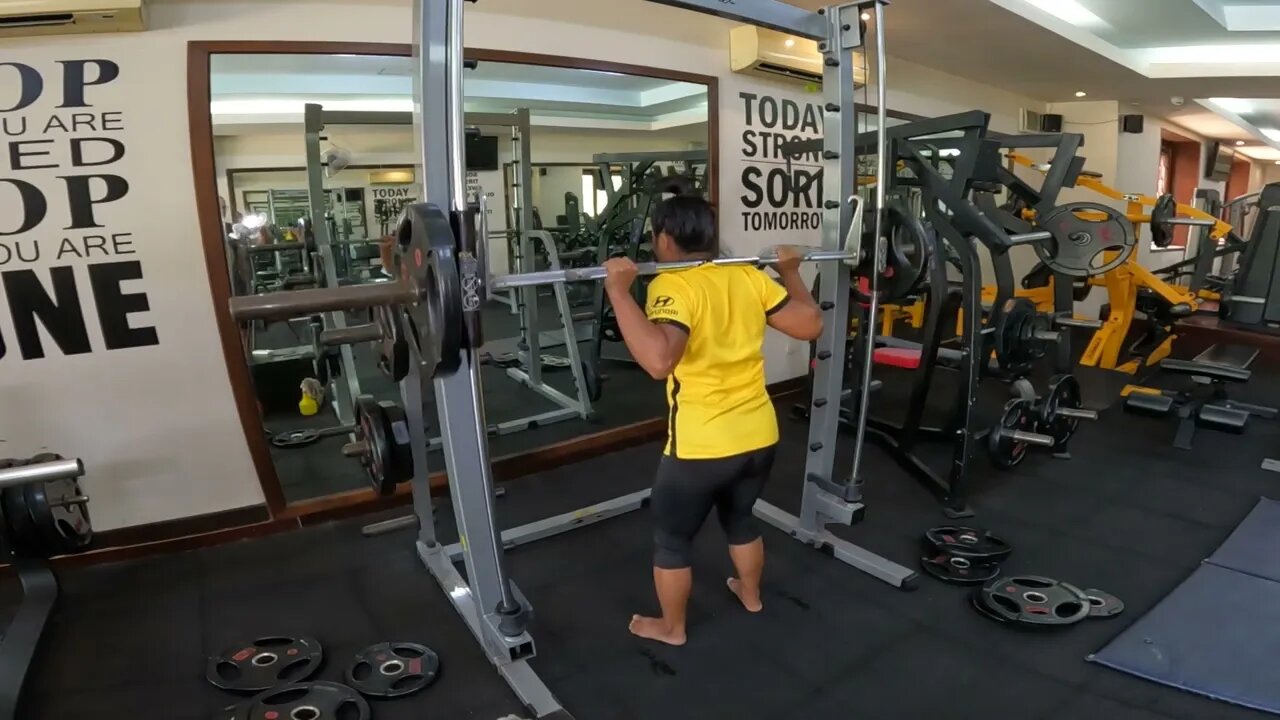 Smith Back Squat May Tita