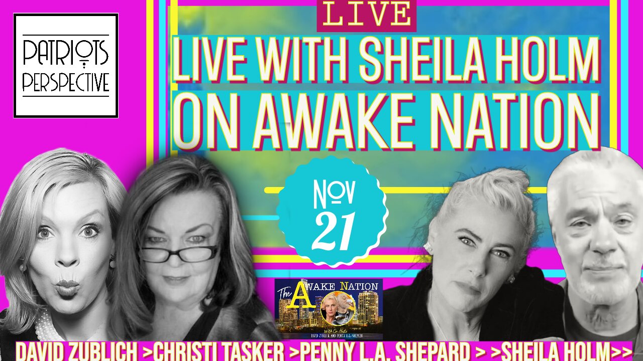 Sheila Holm w/ Christi Tasker on Awake Nation | David Zublick & Penny L.A. Shepard