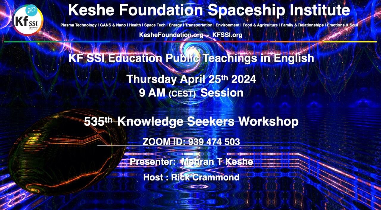 535th Knowledge Seekers Workshop; April 25, 2024