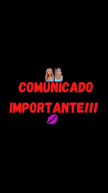 COMUNICADO IMPORTANTE #shorts