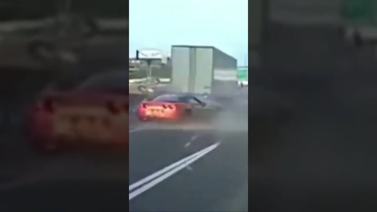 Corvette problems #cars #car #dashboardcamera #automobile #fail #crash #carcrash #dashcam