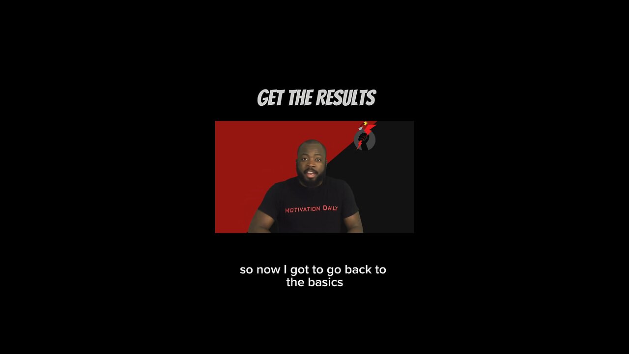 Get The Results #dayodman #motivation #eeyayyahh #motivationalspeaker #positivity