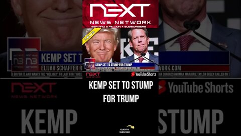 KEMP SET TO STUMP FOR TRUMP #shorts