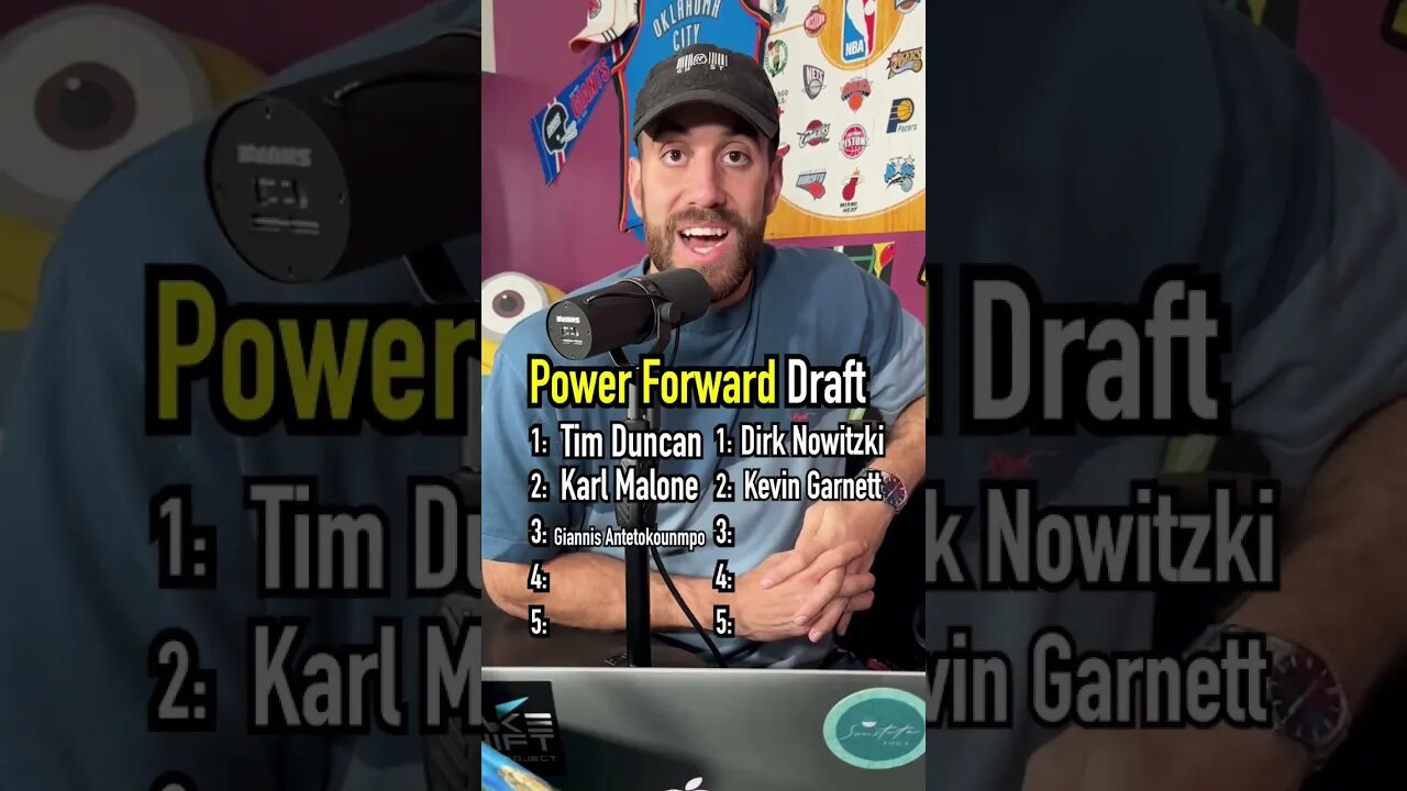 The POWER FORWARD DRAFT!! Which Team Wins? #shorts #nba #draft