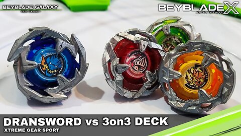 DRANSWORD 3-60F contra 3on3 DECK SET - Beyblade X ベイブレードX