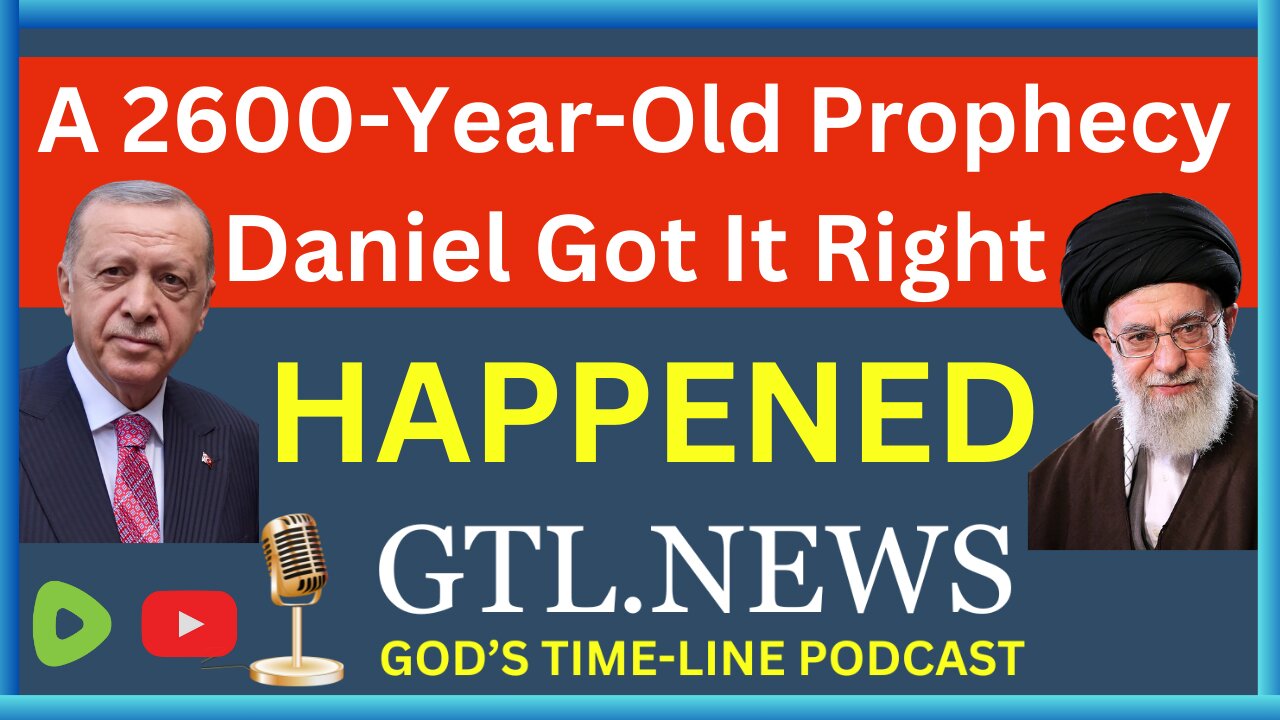Things are worsening. 2600 years ago, Daniel saw our day. Iran, Turkey, and the USA war in 2025.