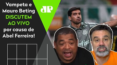 "MANDA ELE PARA A..." Vampeta SE IRRITA e DISCUTE com Mauro Beting por causa de Abel Ferreira!