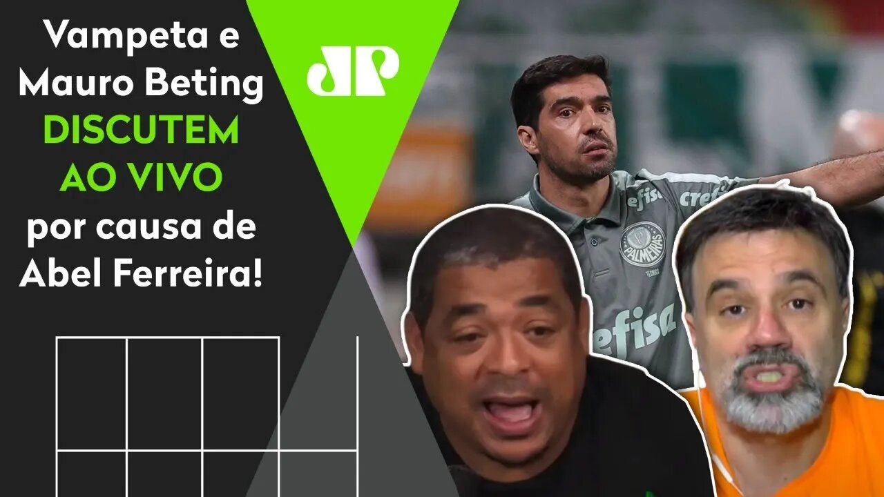 "MANDA ELE PARA A..." Vampeta SE IRRITA e DISCUTE com Mauro Beting por causa de Abel Ferreira!