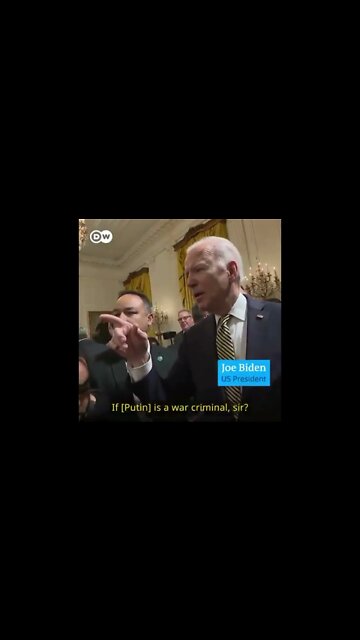 Joe Biden calls Vladimir Putin a war criminal.