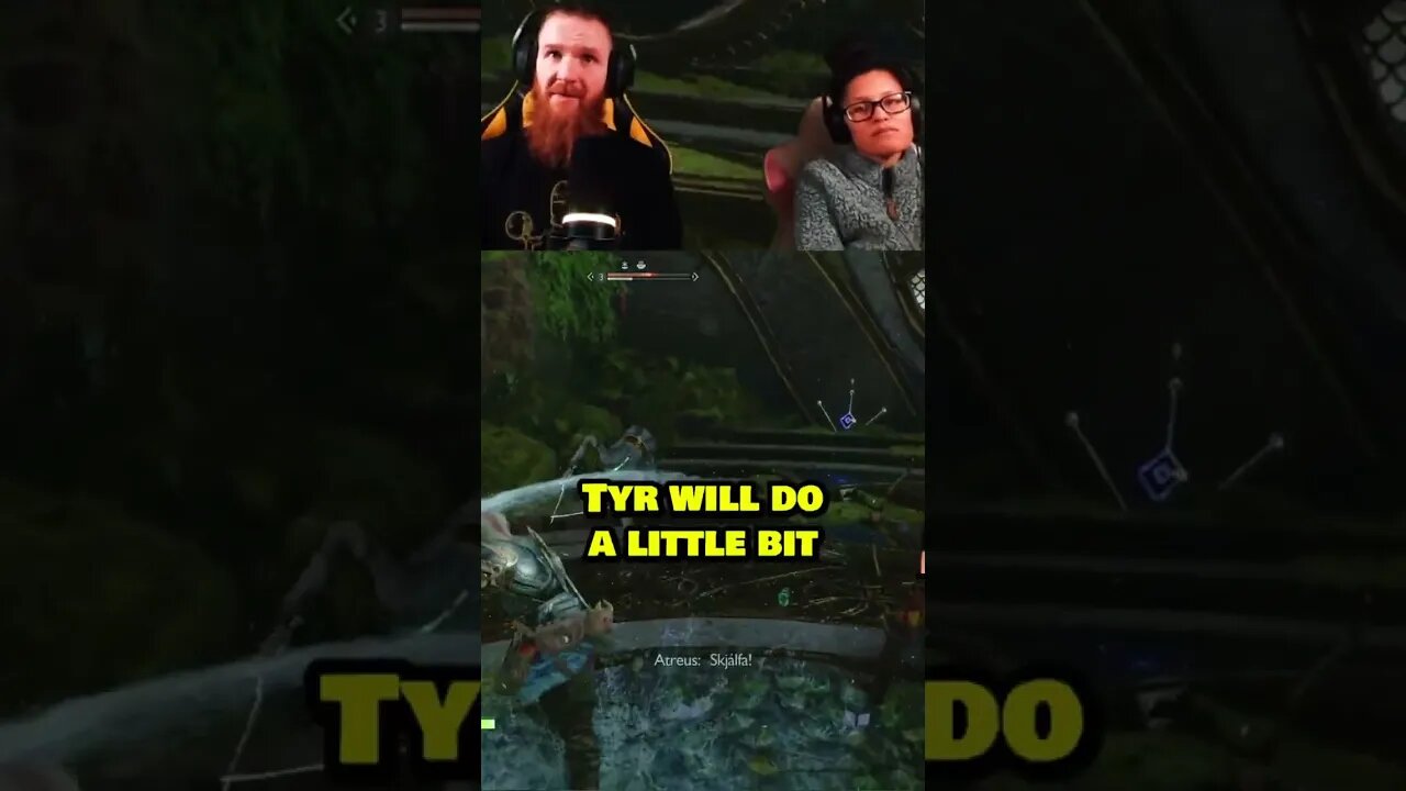 God of War Ragnarok - Tyr getting involved (sort of) #shorts