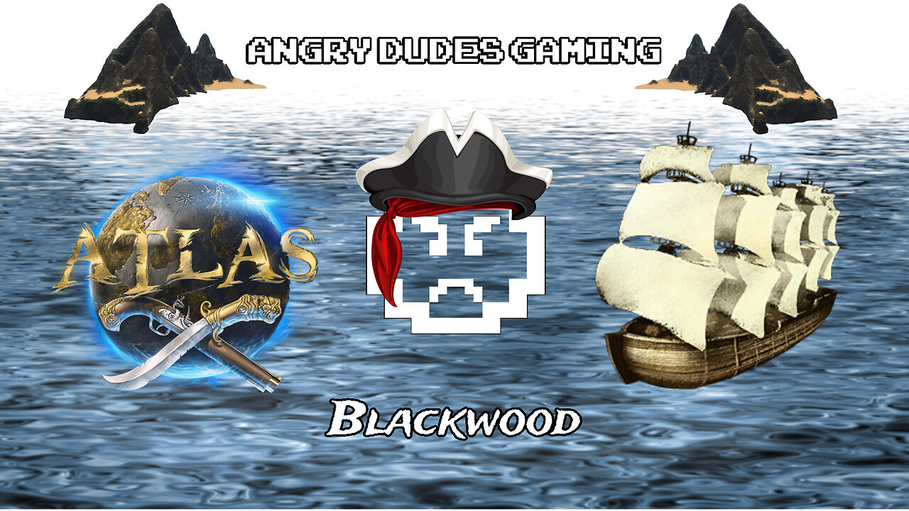 🔴Live🔴 AngryDudesGaming plays Atlas: Blackwood! EP1 Base building, Resource gathering.