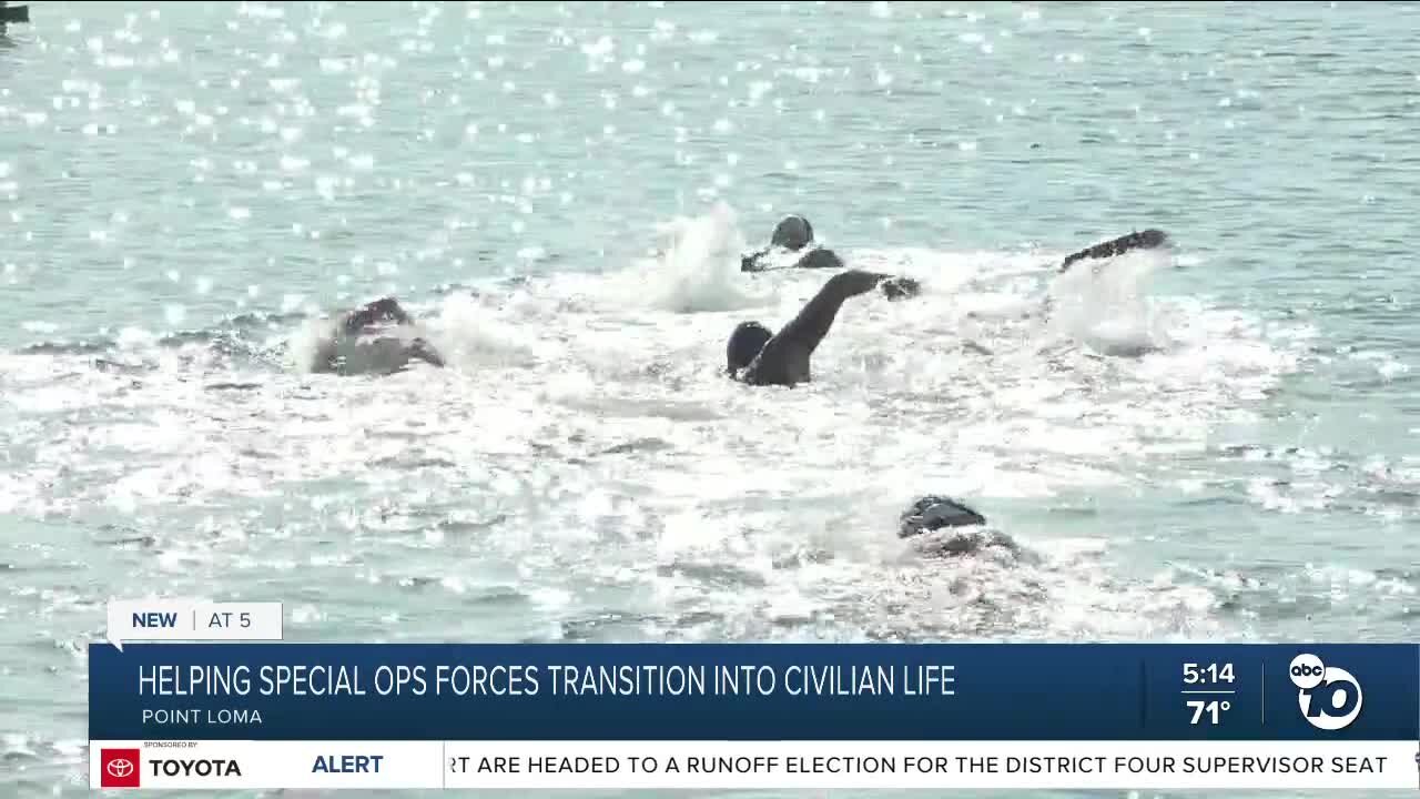 Swim event to help Special Operations Forces transition to civilian life