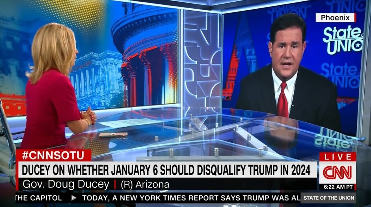 GOP AZ Governor Refuses To Answer If He'll Support Trump In 2024