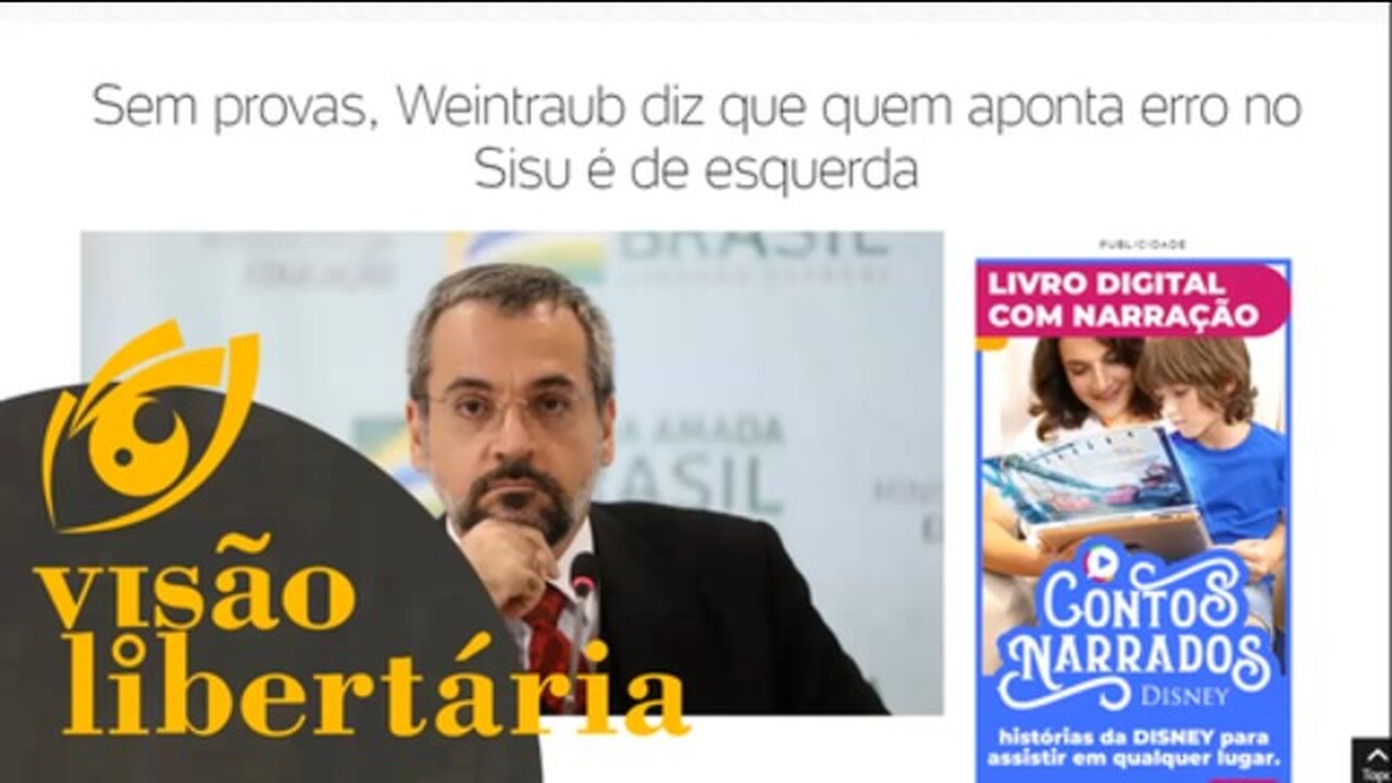 Sisu está com erro sim, Weintraub, para de tentar cobrir o próprio rabo HD | VL - 24/01/20 | ANCAPSU