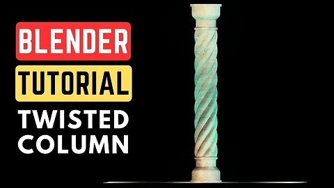 Twisted Column Modeling in blender 3.5 For Beginners | Ammar Khan