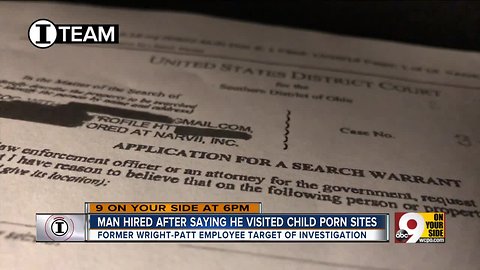 Man hired after saying he visited child porn sites