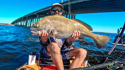 Kayak Fishing Panama City for BIG Bridge Monsters!