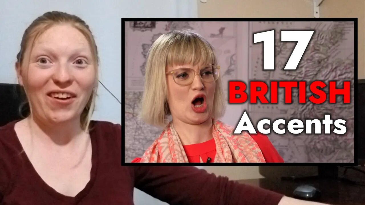 American Reacts to - One Woman, 17 British Accents